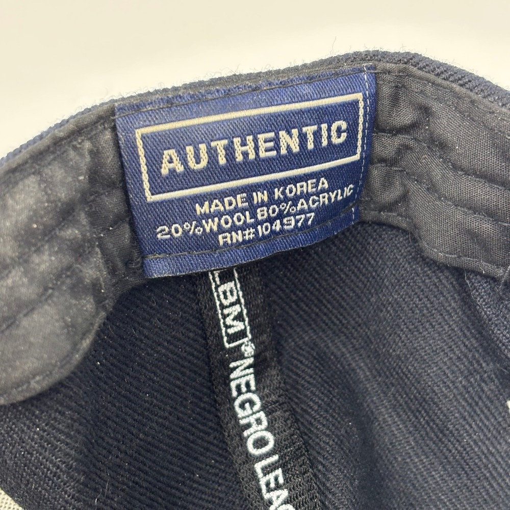 NLBM Negro Leagues Baseball Museum Discover Greatness Navy Blue Adjustable Hat - Picture 11 of 11